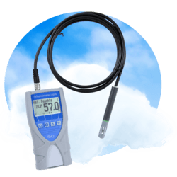 Ręczny termohigrometr do pomiaru wilgotnośc