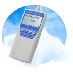 Urządzenie informuje jeśli pojawi się jakiekolwiek niebezpieczeństwo powstania pleśni