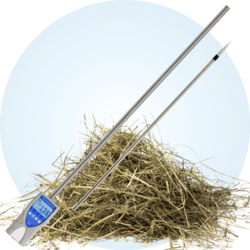 humimeter FLS - robust moisture and temperature hay stack probe