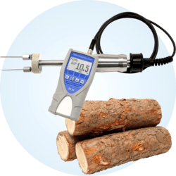 Miernik wilgotności do pomiarów drewna o dużej zawartości wody