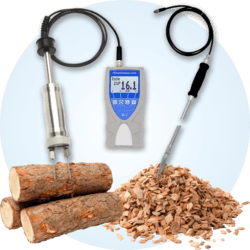 humimeter BL2 moisture meter - with insertion probe for wood chips and ram