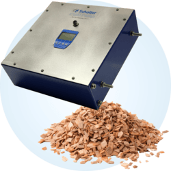BRC moisture transmitter for the water content of dry wood chips