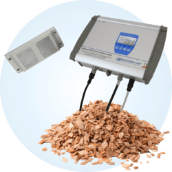 humimeter BLO Online measuring system - for the determination of water content of wood