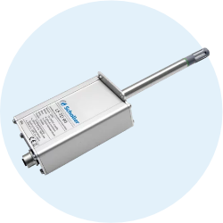 LF-TD 90 - digital humidity and temperature transmitter with a stainless steel sensor tube