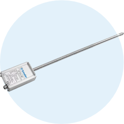 LF-TD 120 - digital humidity and temperature transmitter with a 500 mm sensor tube